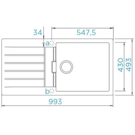 Schock Signus D-100L FB Stone Flächenbündig