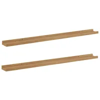 VidaXL Wandregal 100 x 9 x 3 cm Braun