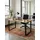 KADIMA DESIGN Eiche-Schreibtisch, Robuste Metallbeine, Vielseitig, Stabil, Modern. 120x60x76 cm