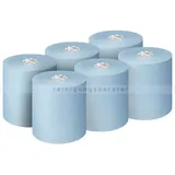 Handtuchrollen Kimberly Clark SCOTT® ESSENTIAL blau 19,8 cm x 350 m, 6 Rollen 1-lagig, mit Markenprägung