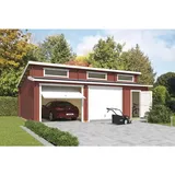 Doppelgarage Outdoor Life Hawaii mit Schwingtoren, Geräteraum 820 x 579,6 cm sch