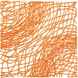 Koziol Raumteiler 27 x 27 cm Transparent/Orange