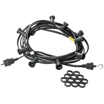 SPICELITE Illu Party Lichterkette 5 m LED spritzwassergeschützt schwarz