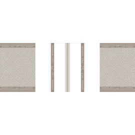 Sansibar Geschirrtücher-Set, 3-tlg, 50x70 cm, 100% Baumwolle, Jacquardgewebe, taupe - Taupe