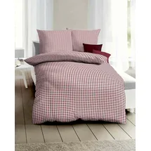 KAEPPEL Vichy Karo Rot 155 x 220 cm + 80 x 80 cm