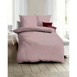 KAEPPEL Vichy Karo Rot 155 x 220 cm + 80 x 80 cm
