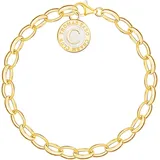 Thomas Sabo Charm-Armband »mit Kaltemaille vergoldet, X0287-427-39-L17,L19« THOMAS SABO gelbgoldfarben