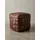 KADIMA DESIGN Sitzhocker Echtleder 39 x 41 x 39 cm Braun