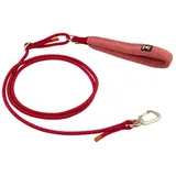 Hurtta Adjustable rope leash ECO beetroot 120-180cm/11mm