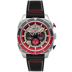 Avi-8  Uhr AV-4100-03  in Silbern, Einheitsgrösse
