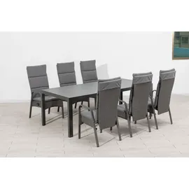 Primaster Pero Gartentisch 220 x 100 x 74 cm anthrazit