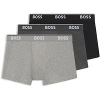 Boss Power Boxershorts 3 Einheiten Open Grey L
