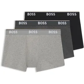 Boss Power Boxershorts 3 Einheiten Open Grey L