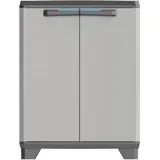 KIS Linear Low Kleiderschrank Verstellbar 68 x 39 x 90h Farbe Kis Grau