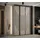 möbel kryspol Schwebetürenschrank Dakota 150 x 235,2 x 60 cm Schwarz