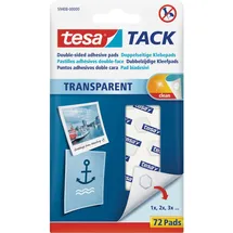 Tesa Klebestreifen Tack transparent 72 Stück