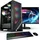 Kiebel kiebel.de PC Set mit 23.8 Zoll TFT Starter AMD Ryzen 5 5600GT, 16GB DDR4, AMD Vega Grafik, 512GB SSD, WLAN, Windows 11, Komplettsystem