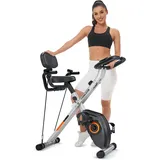 YOSUDA 3-In-1 Heimtrainer Fahrrad Klappbar, Faltbares Heimtrainer 150Kg Belastba