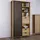 Forte Highboard 103,4 x 200,3 x 40,2 cm Schwarz