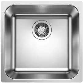 Blanco Supra 400-IF rechts Einbau von Oben Edelstahl Bürstfinish Handbetätigung 440 x 440 mm