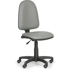Arbeitsstuhl TORINO ohne Armlehnen, grau