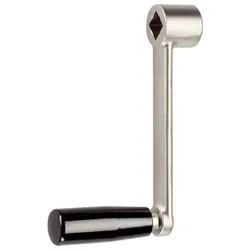 Handkurbeln, Rostfreier Stahl Feinguss | l=100 mm / s=12 mm | 24330.0530