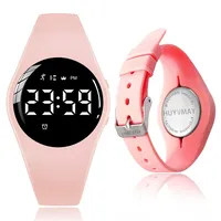 HUYVMAY Fitness Tracker Schrittzähler Uhr Keine App Kein Handy, 20-tägige Akkulaufzeit Wiederaufladbare Uhr Wasserdicht Fitnessuhr Mit Kalorienrechner Timer 3 Wecker, Sportuhr für Damen und Kinder