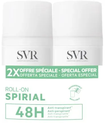SVR Spirial Duo Roll-On 2x50ml Promo 2ter Artikel -40%