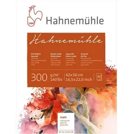 Hahnemühle Aquarellblock 10 Blatt 300 g/m2 Weiß