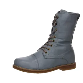 Andrea Conti Damen Stiefelette Schnürboot Leder 0348760, Größe:37 EU, Farbe:Blau - 37