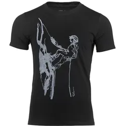 TRAUNSTEINSPORT Kletterer Merino - Hr., schwarz 1010 (S)