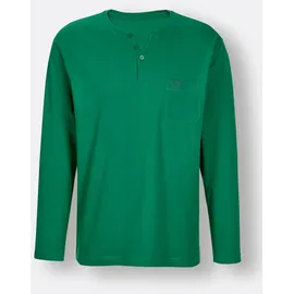 wäschepur Schlafanzug-Shirt Pyjama-Shirt Grün 44/46