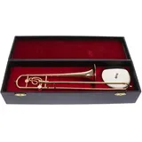 HEALLILY Miniatur Posaune Modell 4.3 Zoll Kleine Trombone Spielzeug Dekorative Blechblasinstrument Für Kinder Geschenk Sammlung