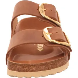 Birkenstock Arizona Big Buckle Nubukleder geölt schmal cognac 39