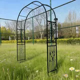 Dtyubfg Gartenbogen aus Metall,Schwer Rosenbogen Verzinkt Gartenbogen, Verstärkte Rankhilfe für Kletterpflanzen, Rosen, Hochzeitsbogen Garten & Outdoor