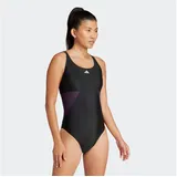 Adidas - Women's Bold Stripes Colorblock Suit - Badeanzug Gr 34 schwarz