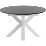set one by Musterring Esstisch New Atlanta, mit runder Platte, ausziehbar, Stern-Fuß, Maße Ø130cm (170x130cm) schwarz