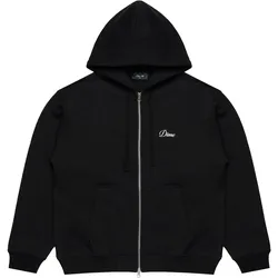 Dime Cursive Zip Hoodie - Schwarz - S