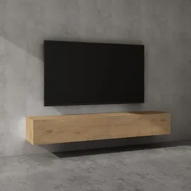doporro F02 TV-Lowboard 200 cm Braun Holz
