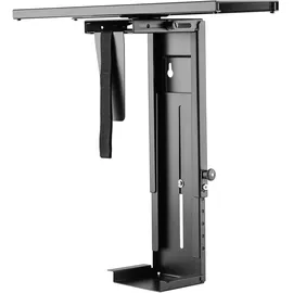 Ricoo PC Halterung unter Schreibtisch Computerhalterung für Untertisch TRH-05 bis 10Kg & 360-Grad Drehbar Flexibel Schwenkbar Computer Server Rack Gehäuse Tischhalterung