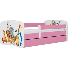 raumhirsch furniture Kinderbett 80 x 180 cm Holzwerkstoff rosa