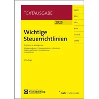 Nwb Verlag Wichtige Steuerrichtlinien