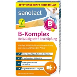 SANOTACT B-Komplex bei Müdigkeit+Erschöpfung Tabl. 60 St