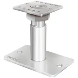 e.u.r.o.tec gmbh Zaunpfosten 140 x 50 mm Silber/Feuerverzinkt