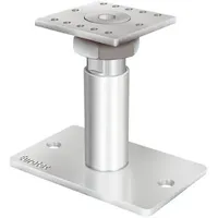 e.u.r.o.tec gmbh Zaunpfosten 140 x 50 mm Silber/Feuerverzinkt
