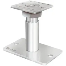 e.u.r.o.tec gmbh Zaunpfosten 140 x 50 mm Silber/Feuerverzinkt