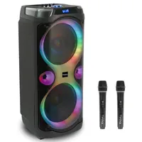 Ibiza - COLUMBA-KARAOKE - Bluetooth-KARAOKE-Lautsprecher mit 2 kabellosen Mikrofonen