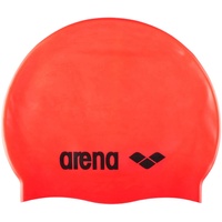 ARENA Badekappe Classic Silicone 91662 Fluored/Black One Size, ACSSC, Rot