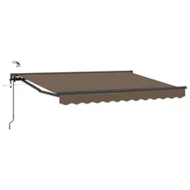 vidaXL Elektrische ausziehbare Markise 3,5 x 2 m taupe