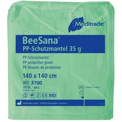 Meditrade BeeSana PP-Schutzmantel | 35 g | 100 Schutzmäntel | grün